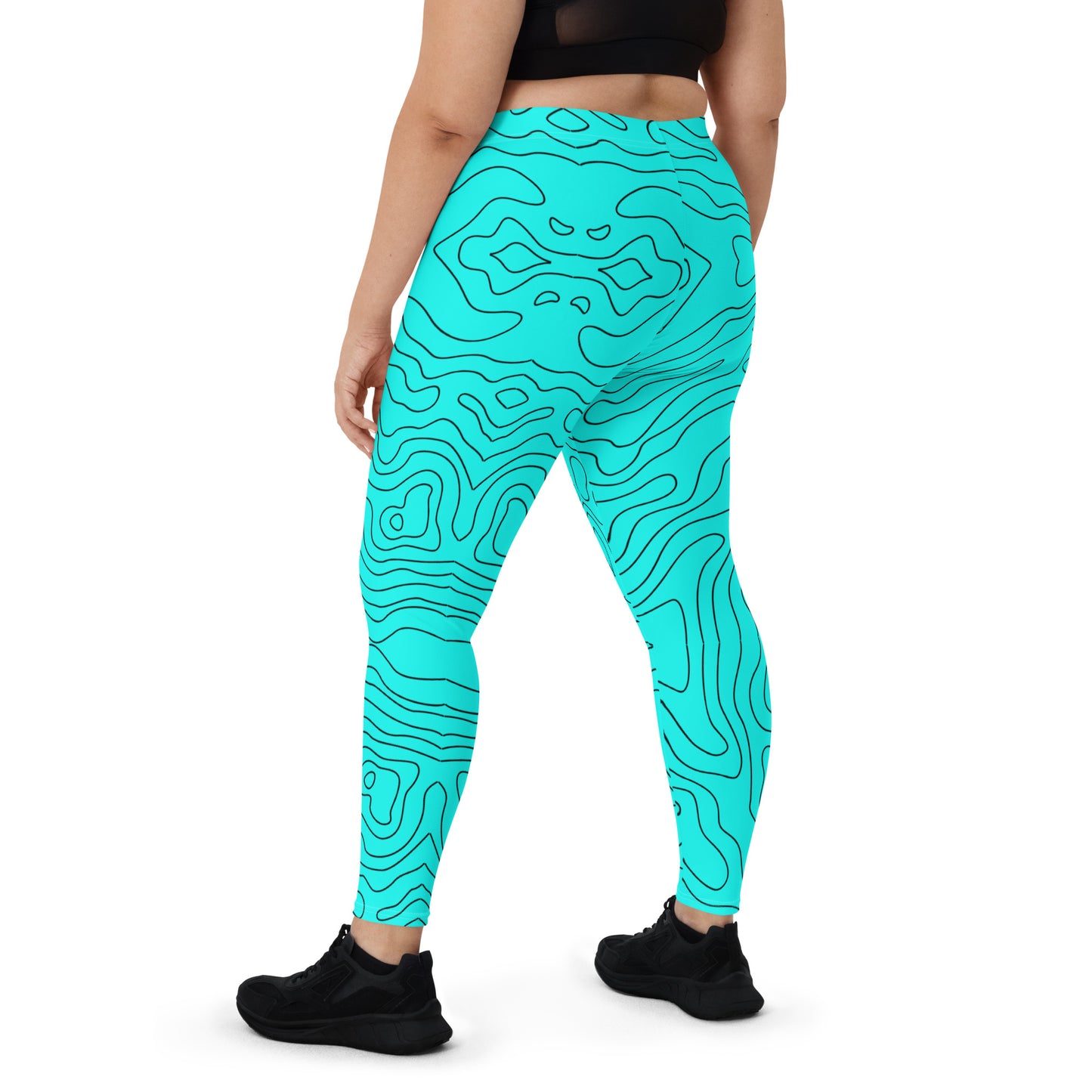 Blue Abyss Women's Leggings - FLAKOUT