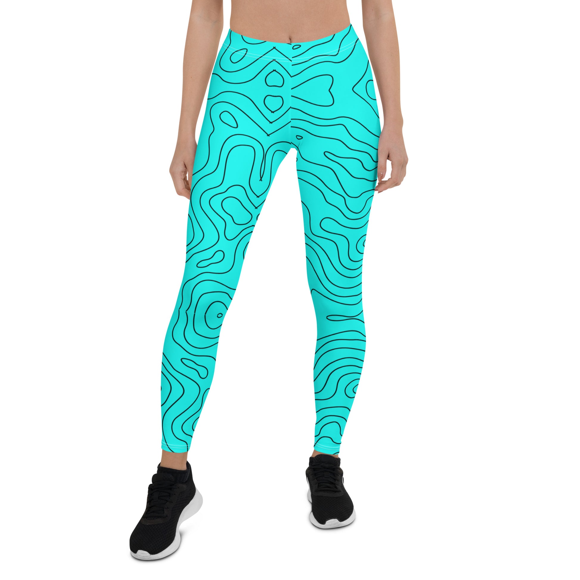 Blue Abyss Women's Leggings - FLAKOUT