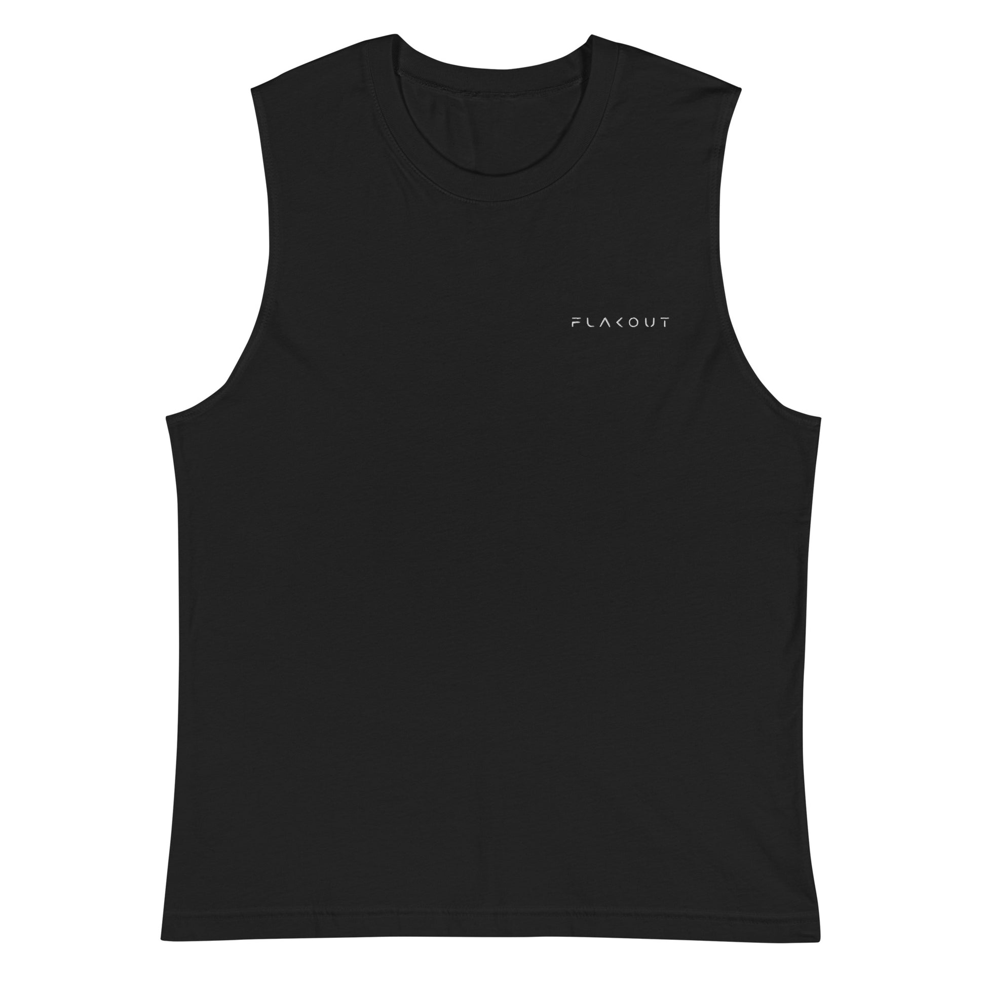 Muscle Shirt Embroidered Logo - FLAKOUT