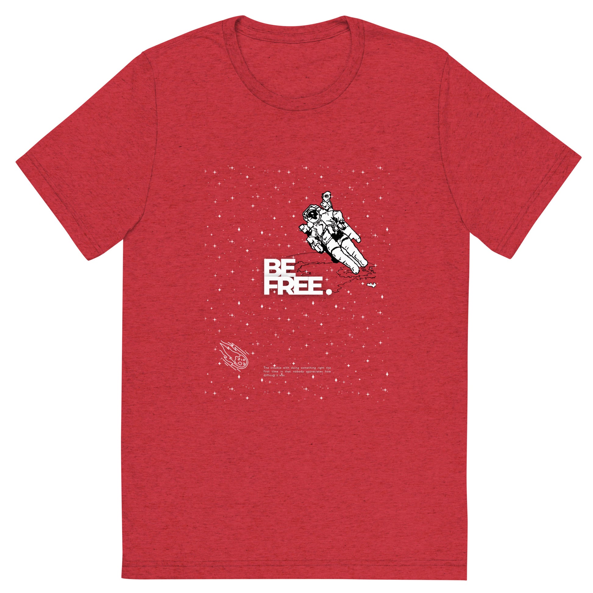 Be Free On Outer Orbit T-shirt - FLAKOUT